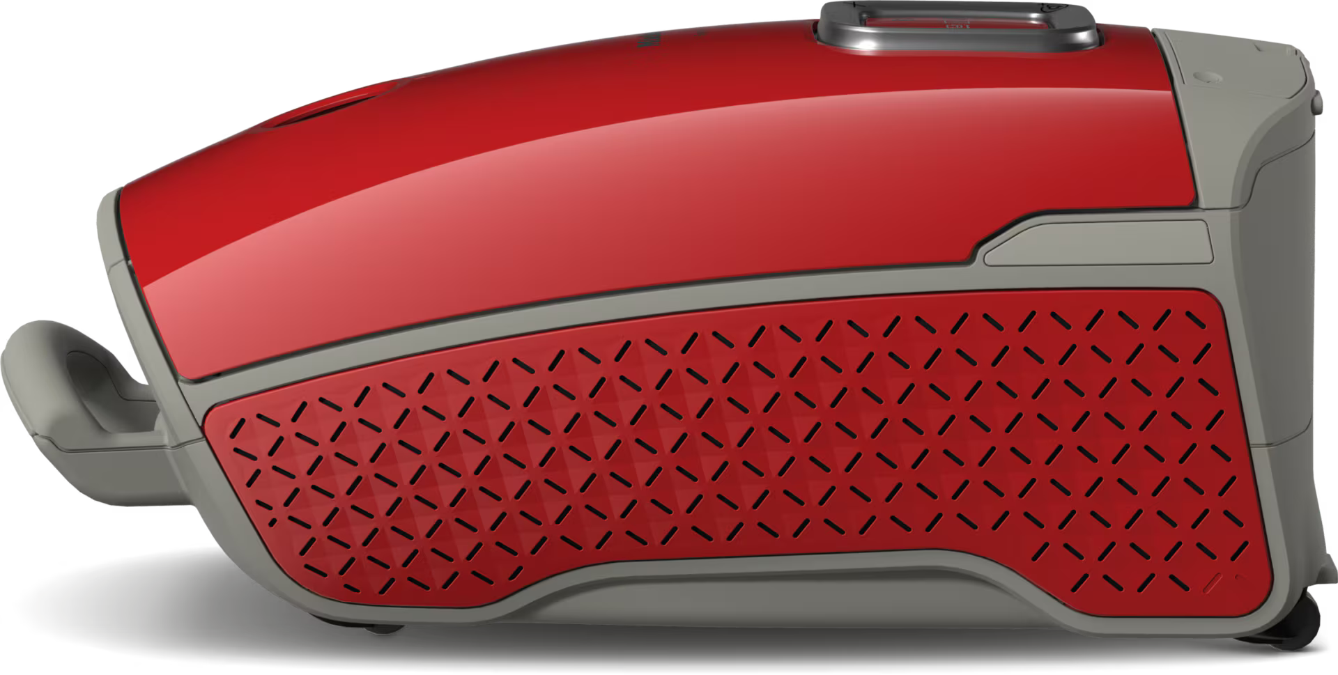 Miele Guard L1 Red Pulse Rubinrød støvsuger set fra siden