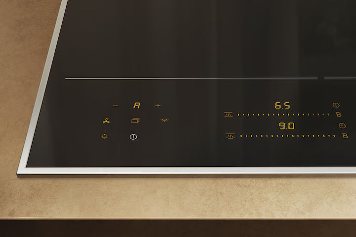 Miele KM 8585-2 FR Induktionskogeplade med kant af rustfrit stål