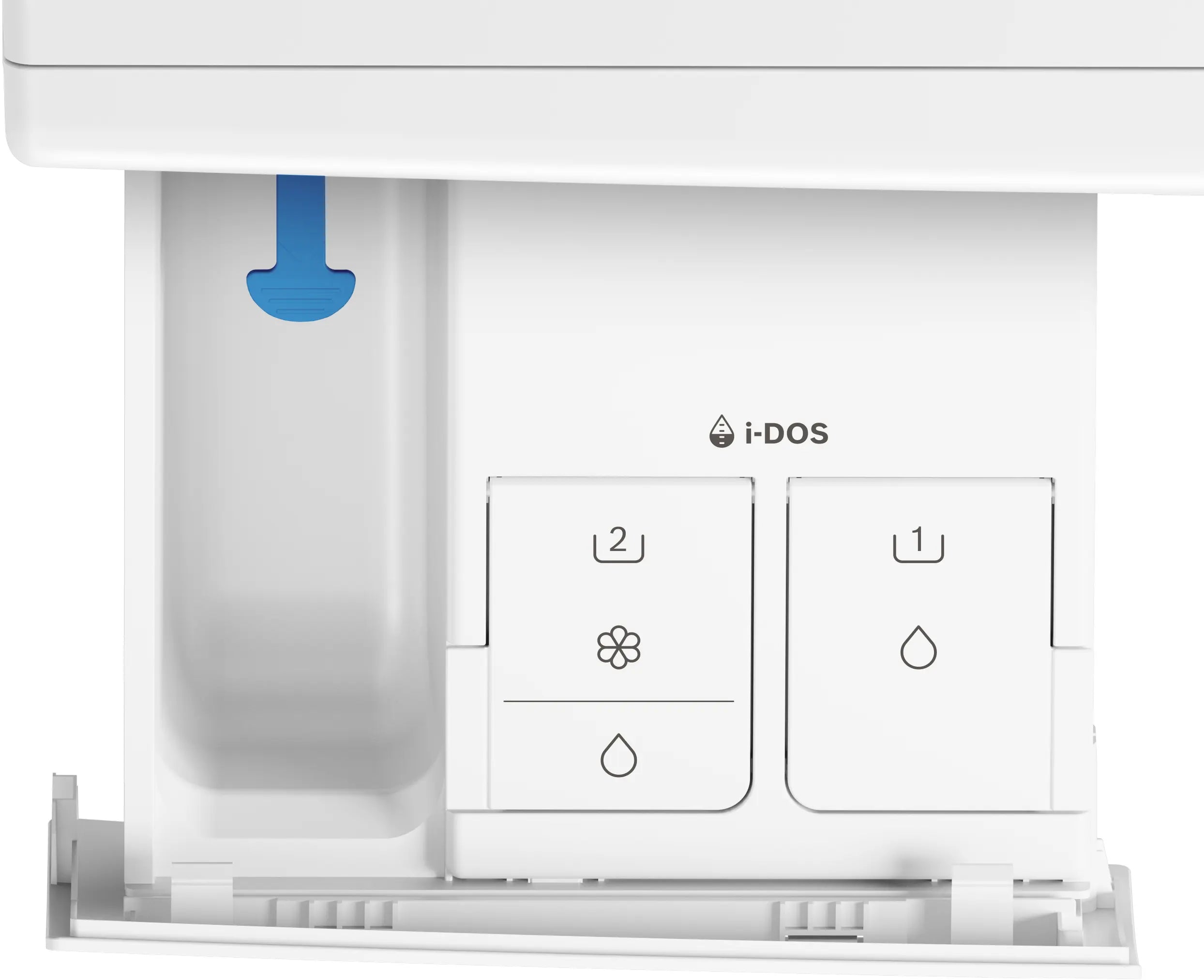 Bosch WGB244A0SN 9kg Hvid Frontbetjent Vaskemaskine sæbefoderal