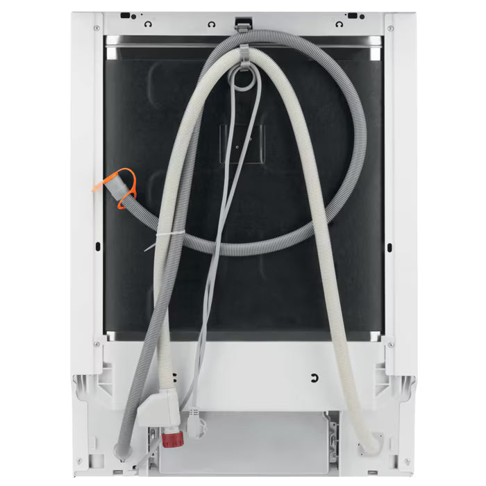 Bagsiden af Electrolux EEA47213L integreret opvaskemaskine
