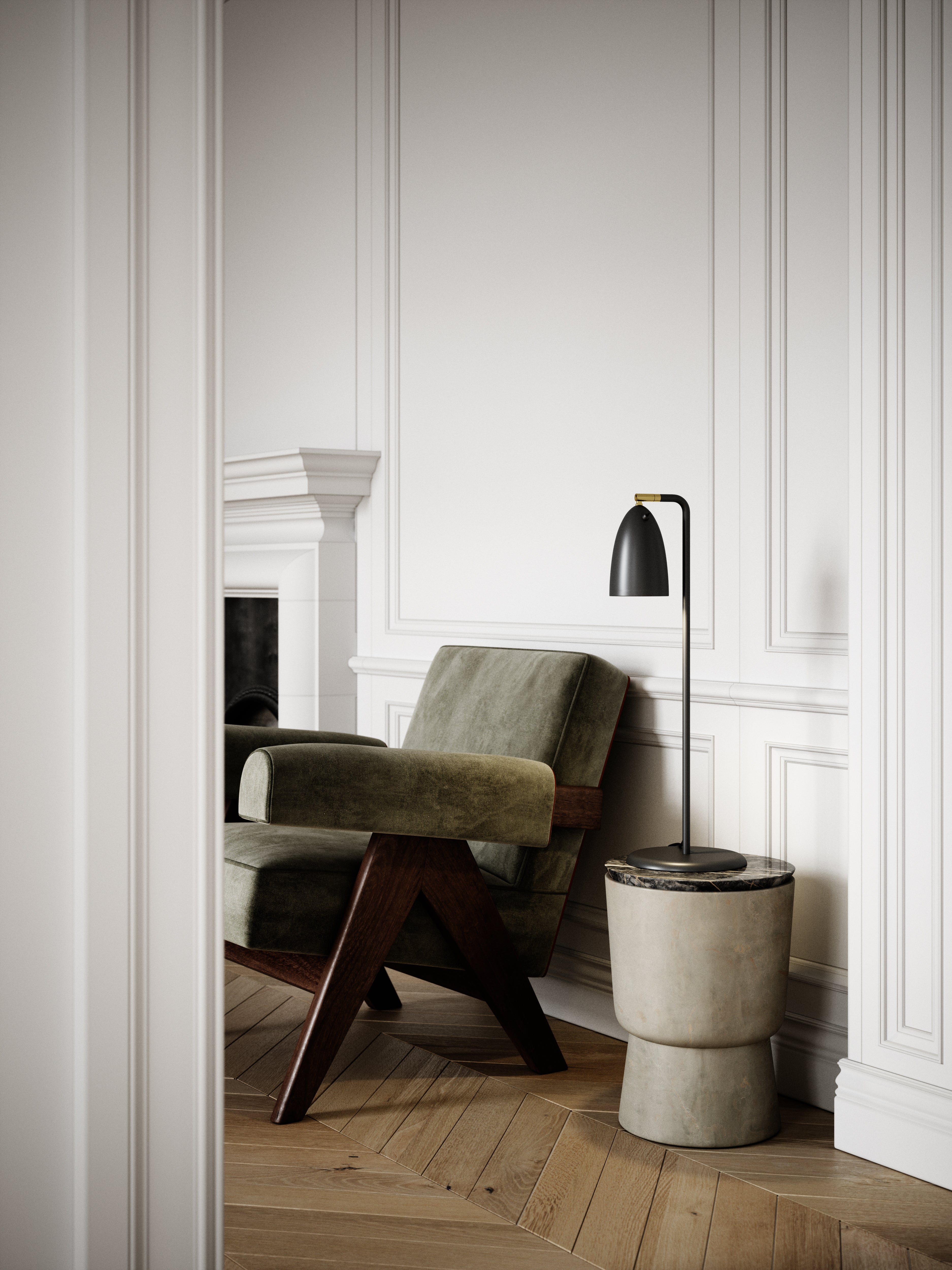 Nexus 2 sort bordlampe