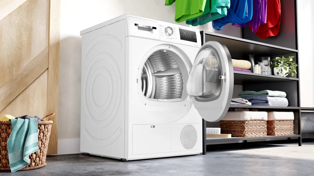 Bosch WTH85V86DN 8kg Varmepumpetørretumbler i vaskerummet