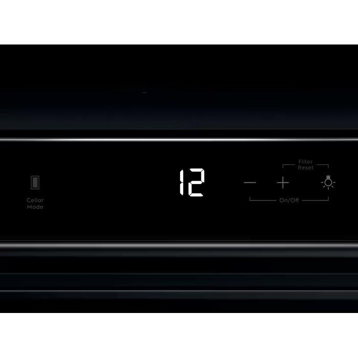 Touchskærmen på Electrolux EWUS040B8B vinkøleskab med 1 temperaturzone