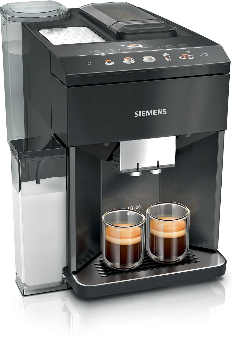 Fuldautomatisk kaffemaskine EQ500 sort rustfrit stål