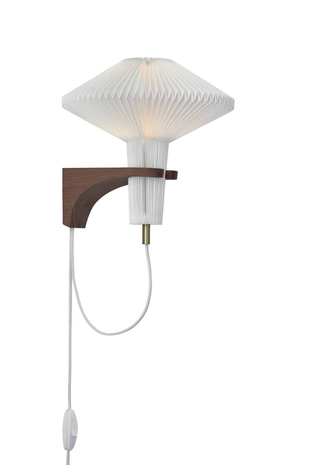 LE KLINT 204 The Mushroom Smoked Oak E14 Væglampe