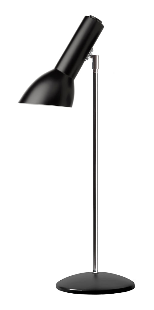 Oblique Sort/Krom - Bordlampe