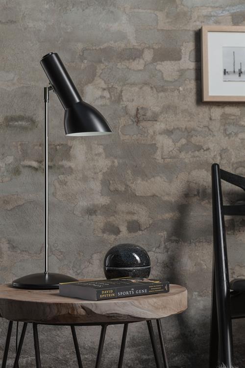 Oblique Sort/Krom - Bordlampe
