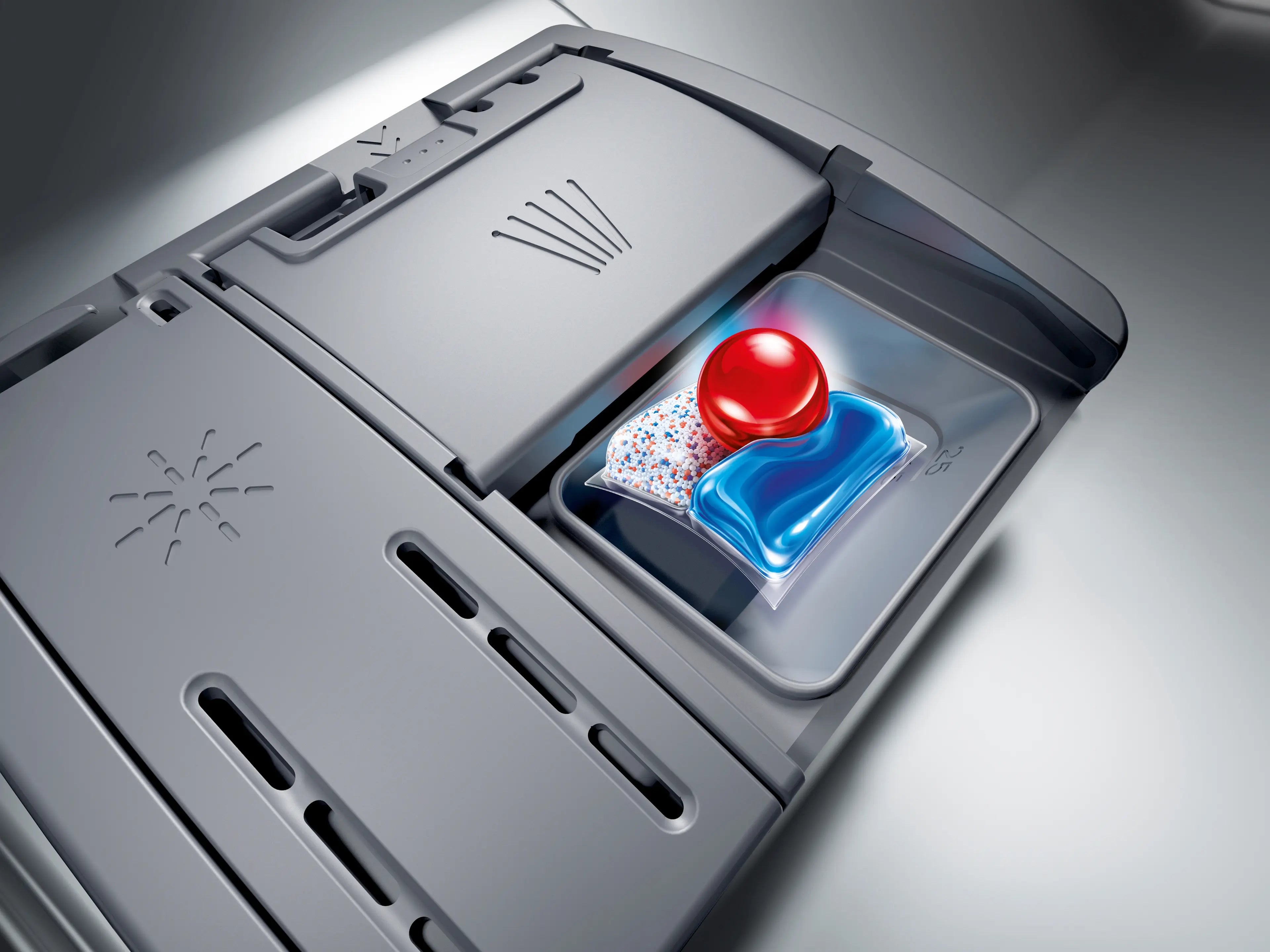 Bosch SMU2HTW06E Opvaskemaskine til integrering sæbefoderal