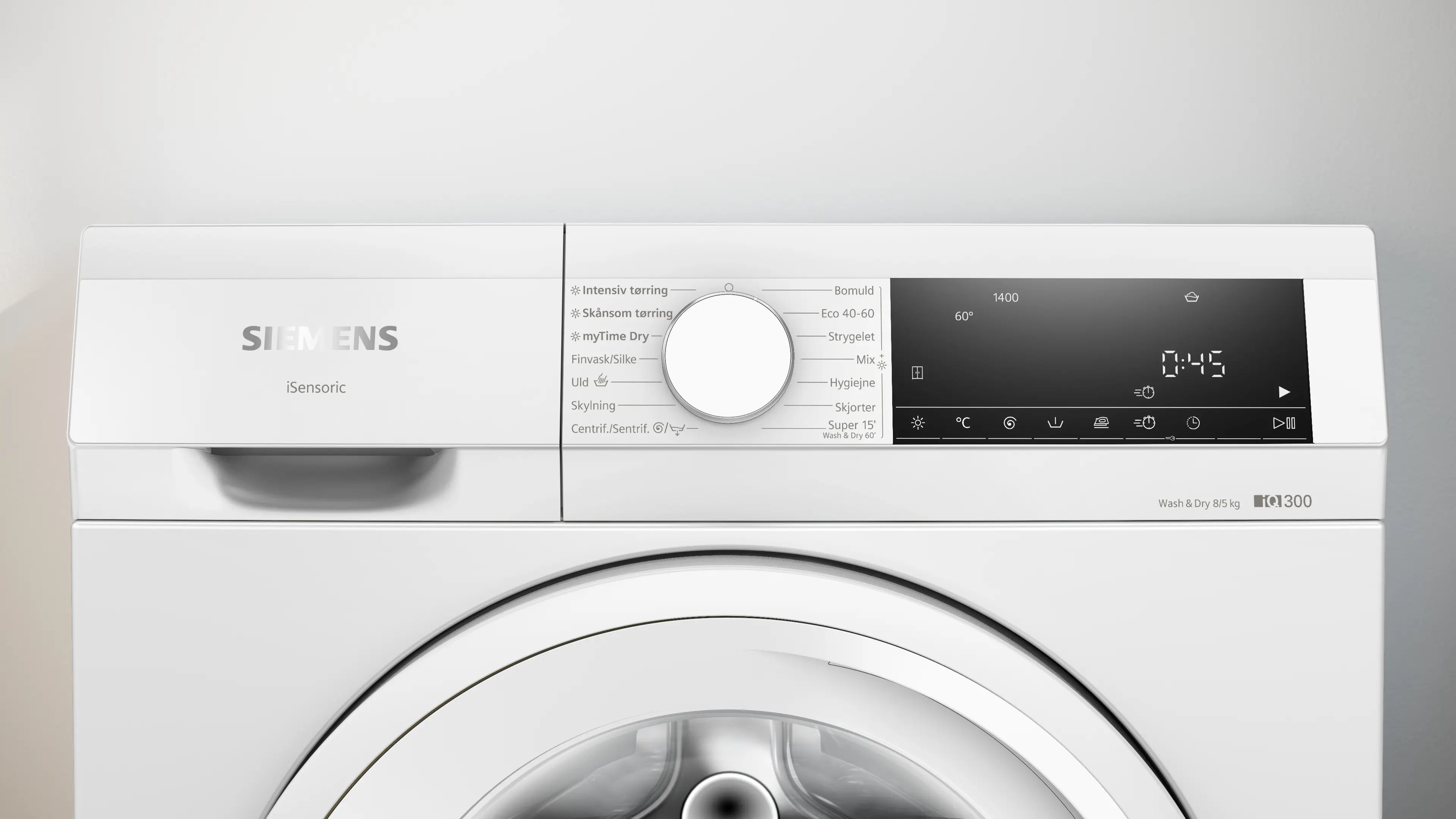 Kontrolpanelet på Siemens WN34A1L0DN iQ300