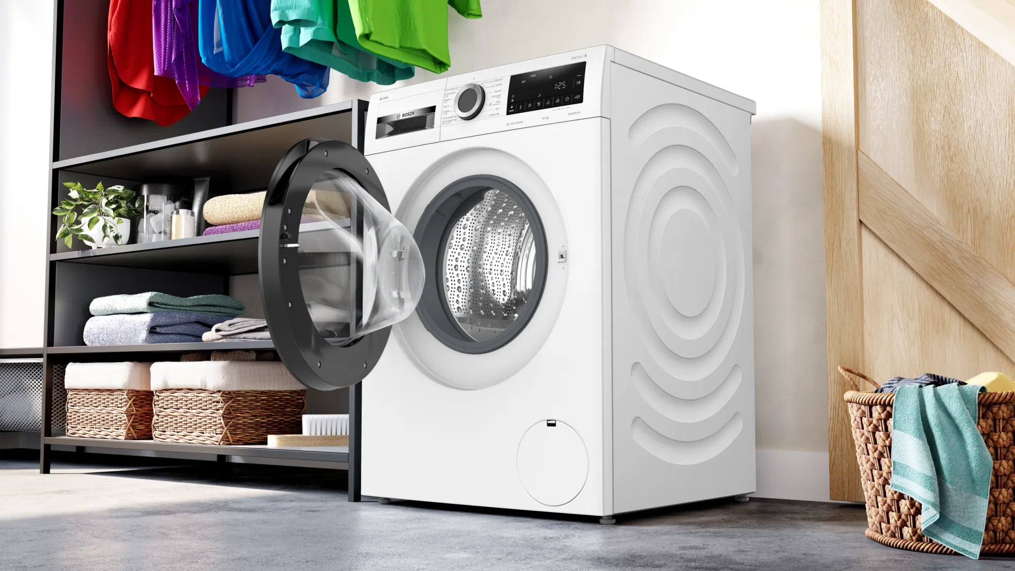Bosch WGG254FNSN passer godt ind i alle hjem, der ønsker lidt flair i især bryggerset