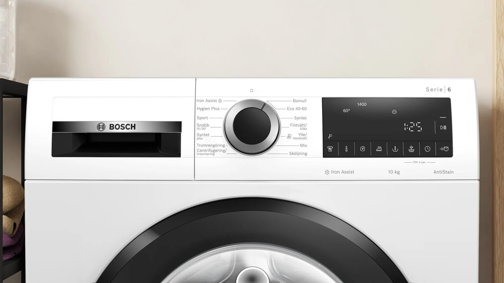 Bosch brugerflade til WGG254ZBSN