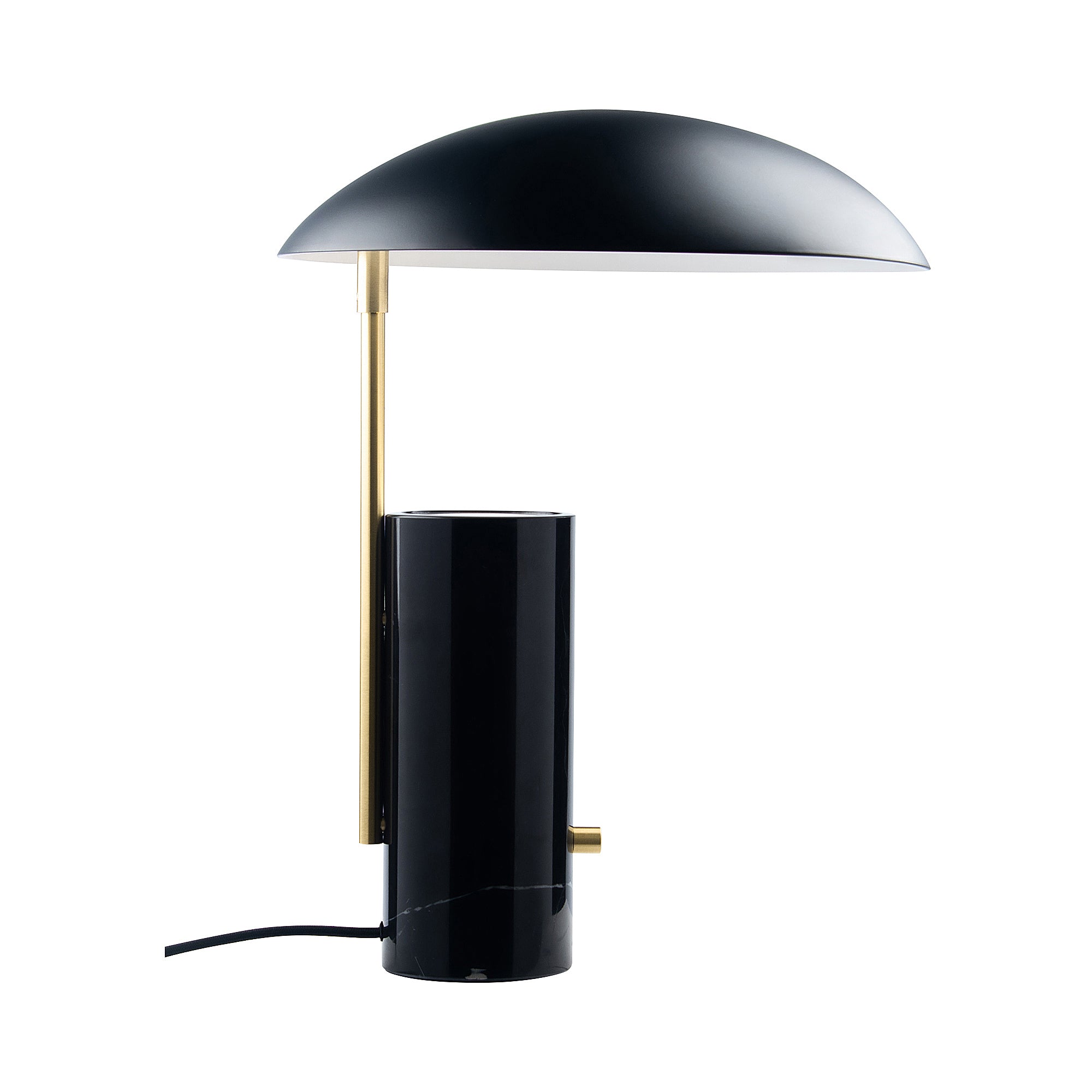 Mademoiselle sort bordlampe