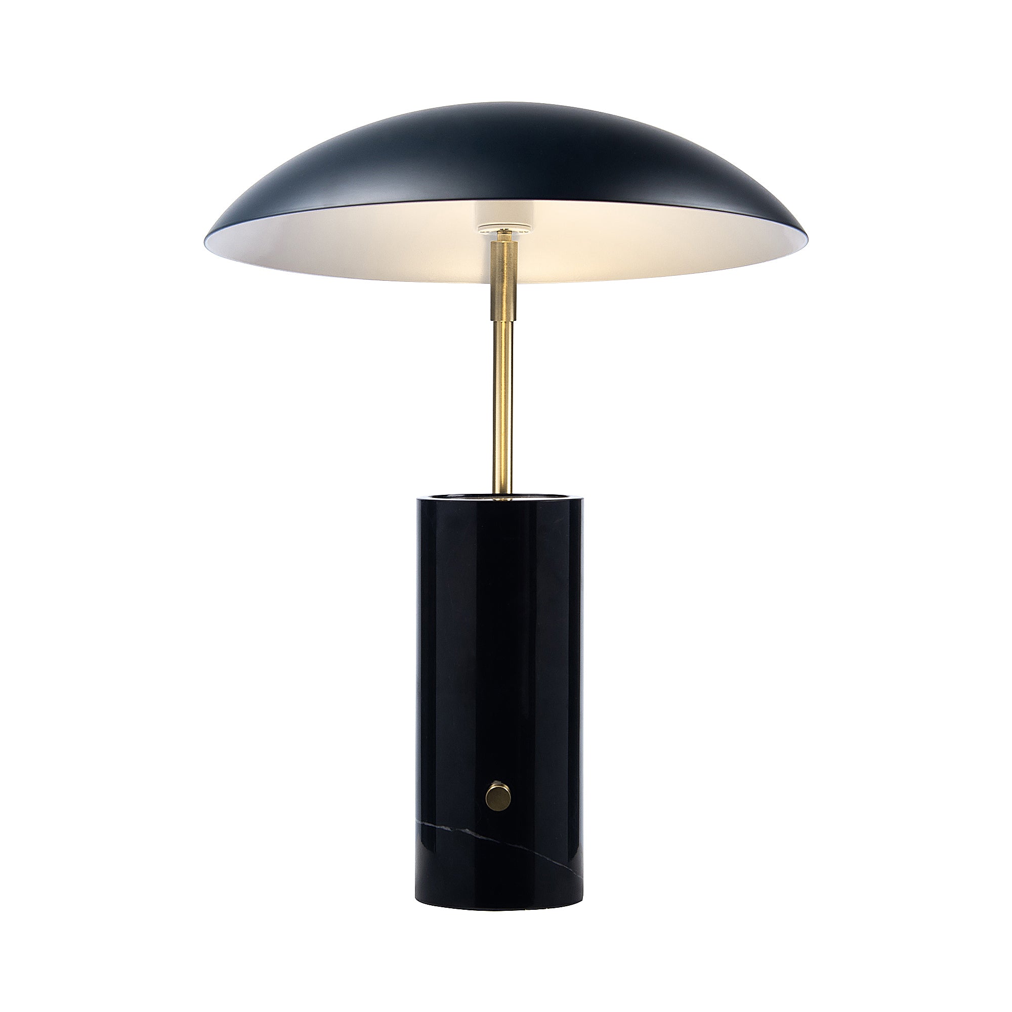 Mademoiselle sort bordlampe