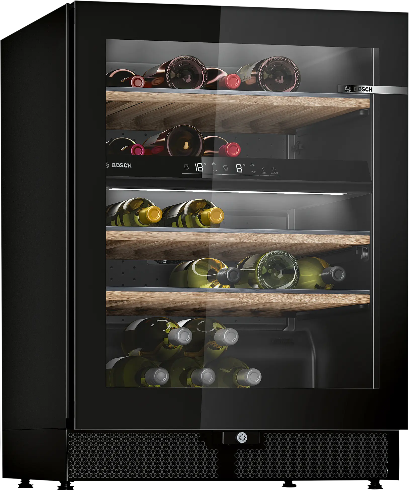 Bosch KWK16ABGB fritstående vinkøleskab