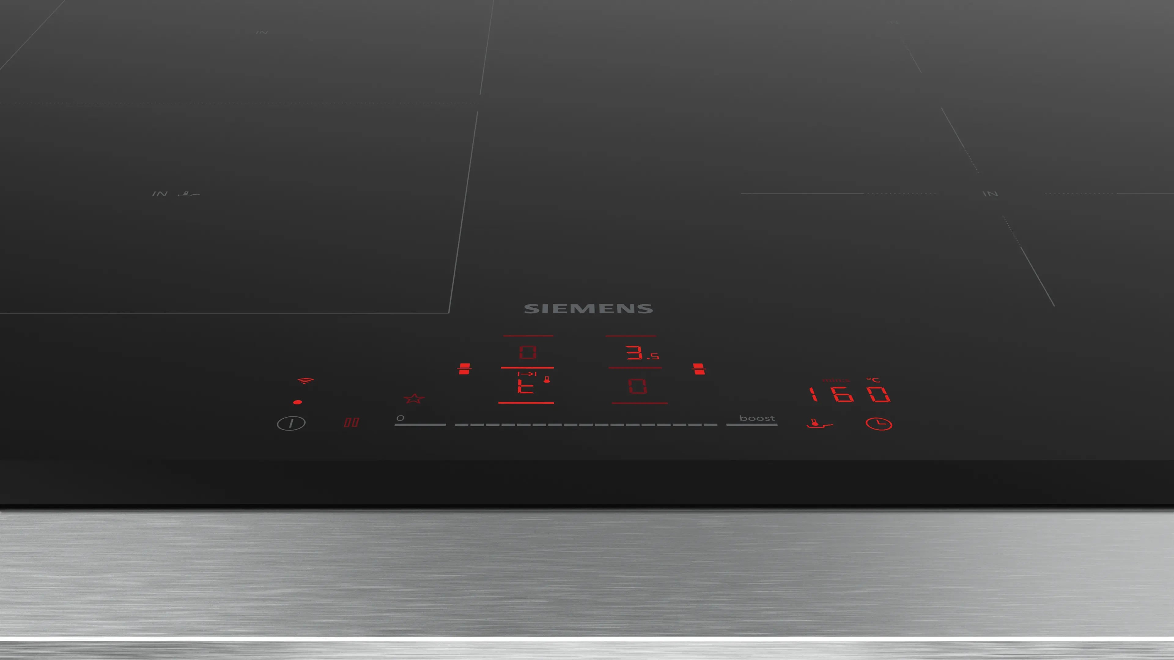 Siemens ED751HSC1E Induktionskogeplade kontrolpanel