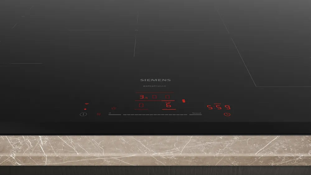kontrolpanel på Siemens ED851HWB1M Extraklasse Induktionskogeplade