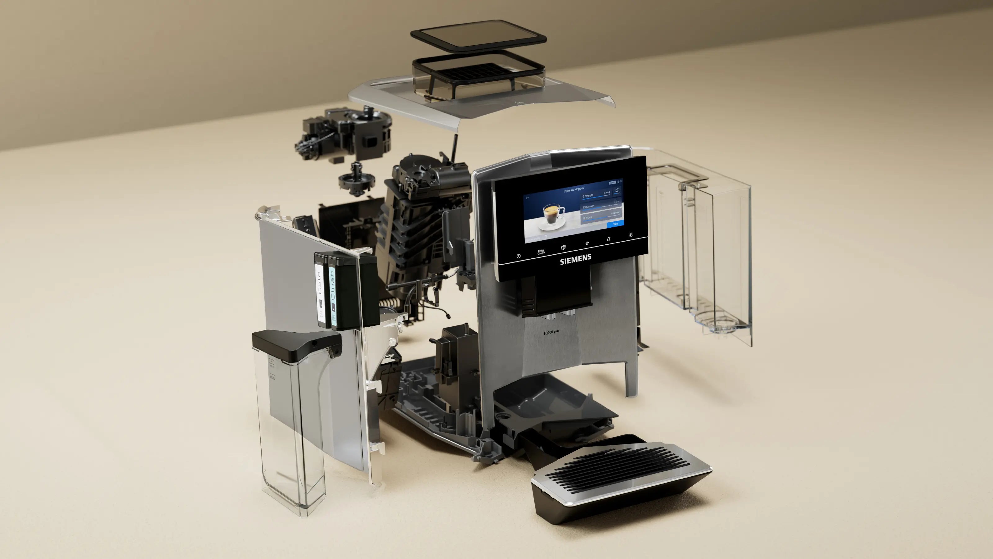 Siemens TQ903RZ3 EQ900 plus fuldautomatisk espressomaskine