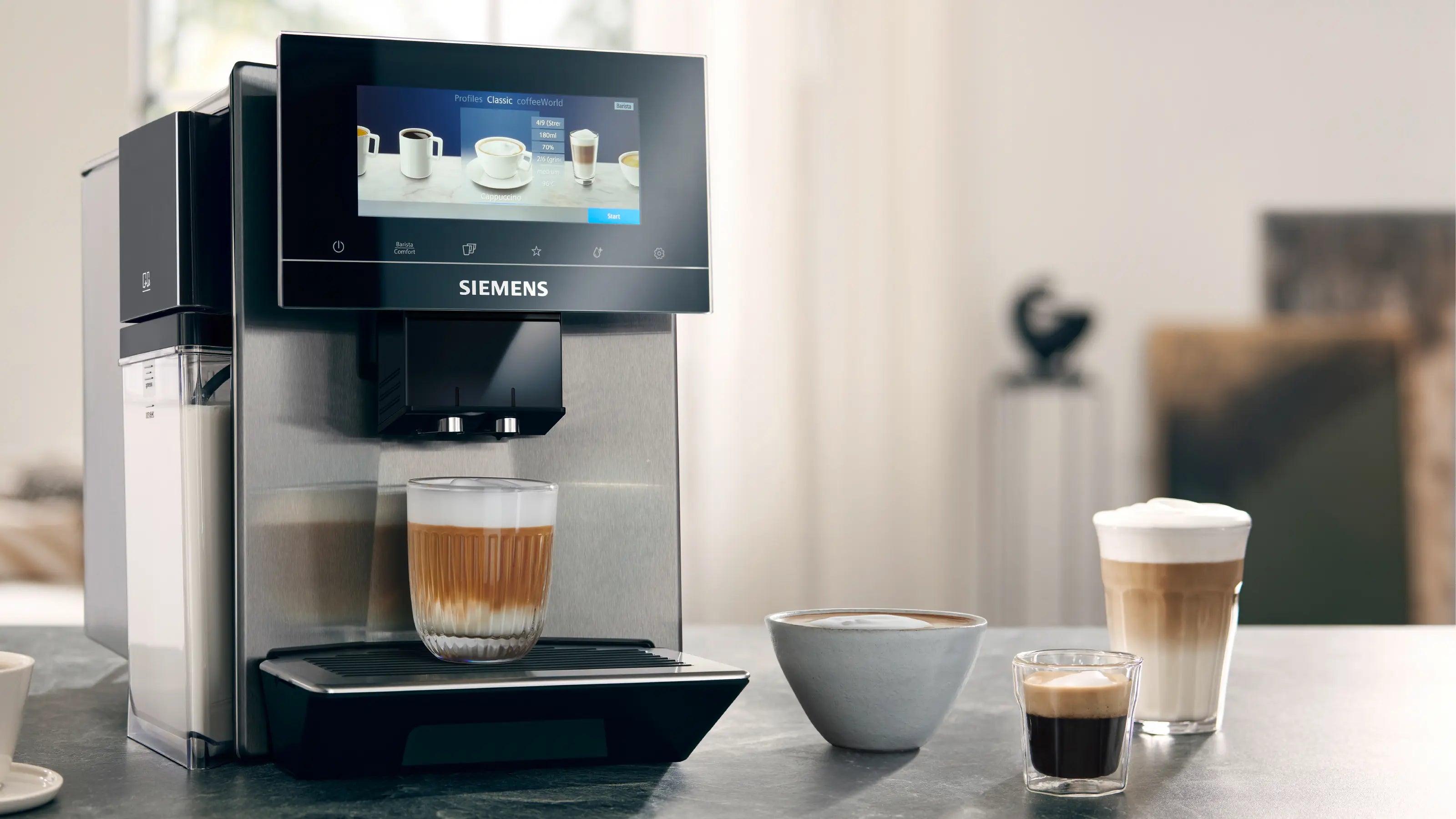 Siemens TQ903RZ3 EQ900 plus fuldautomatisk espressomaskine