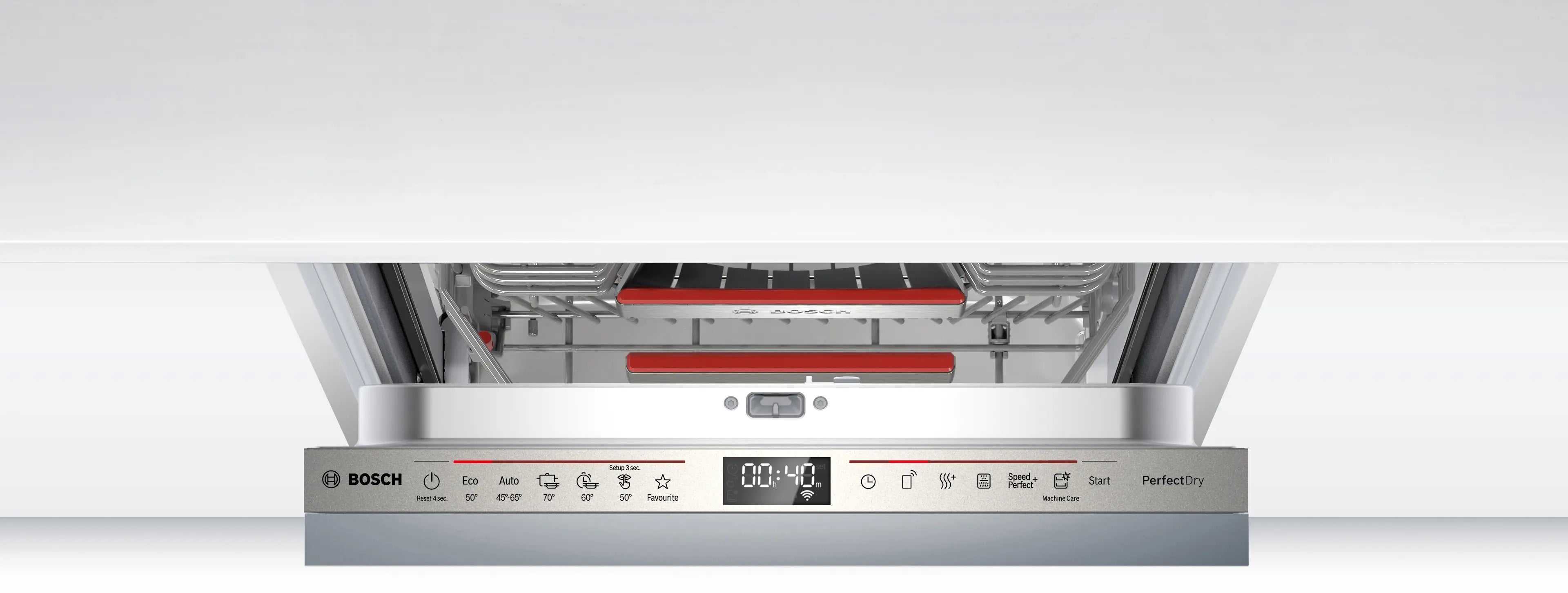 Kontrolpanelet på Bosch SPV6ZMX17E