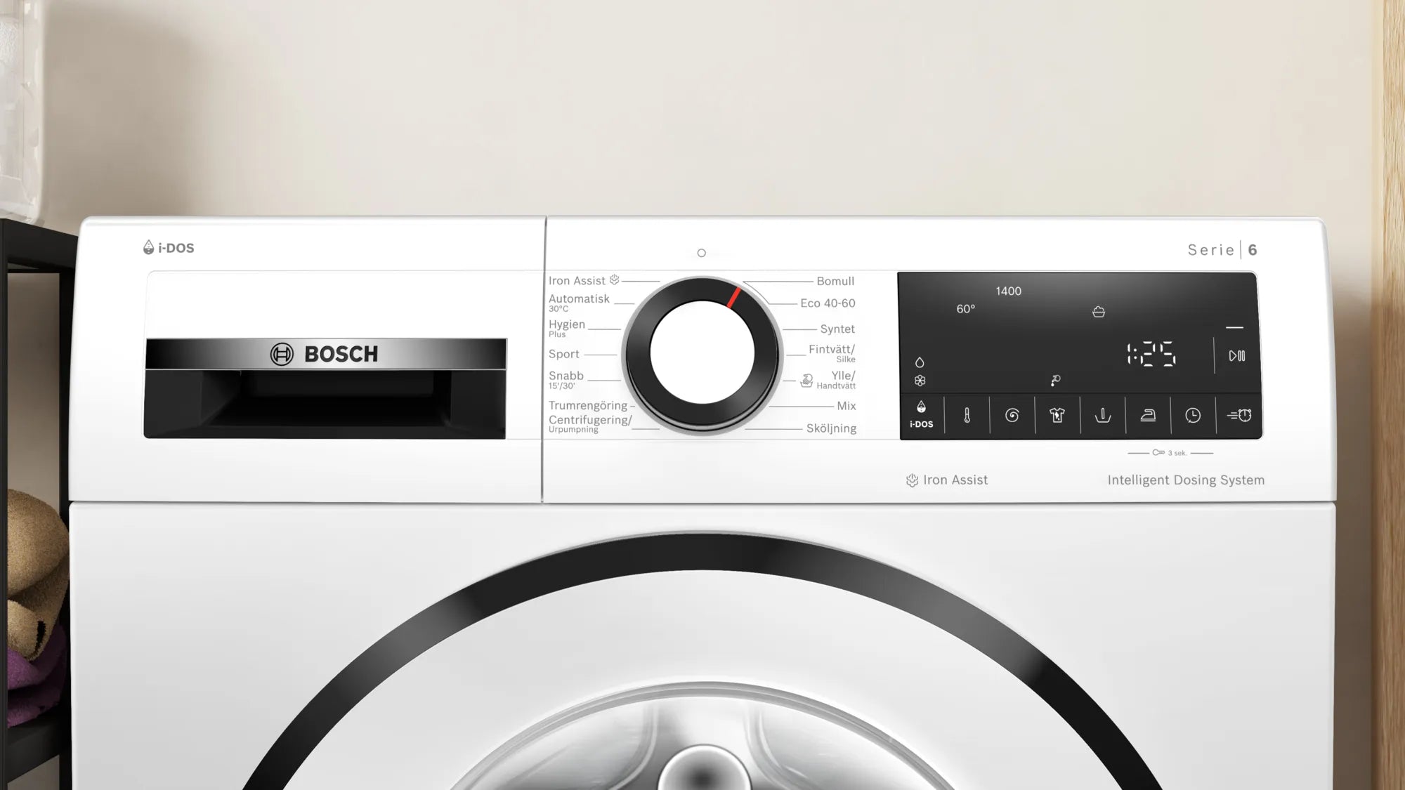 Bosch WGG244FNSN byder på en superlet brugerflade