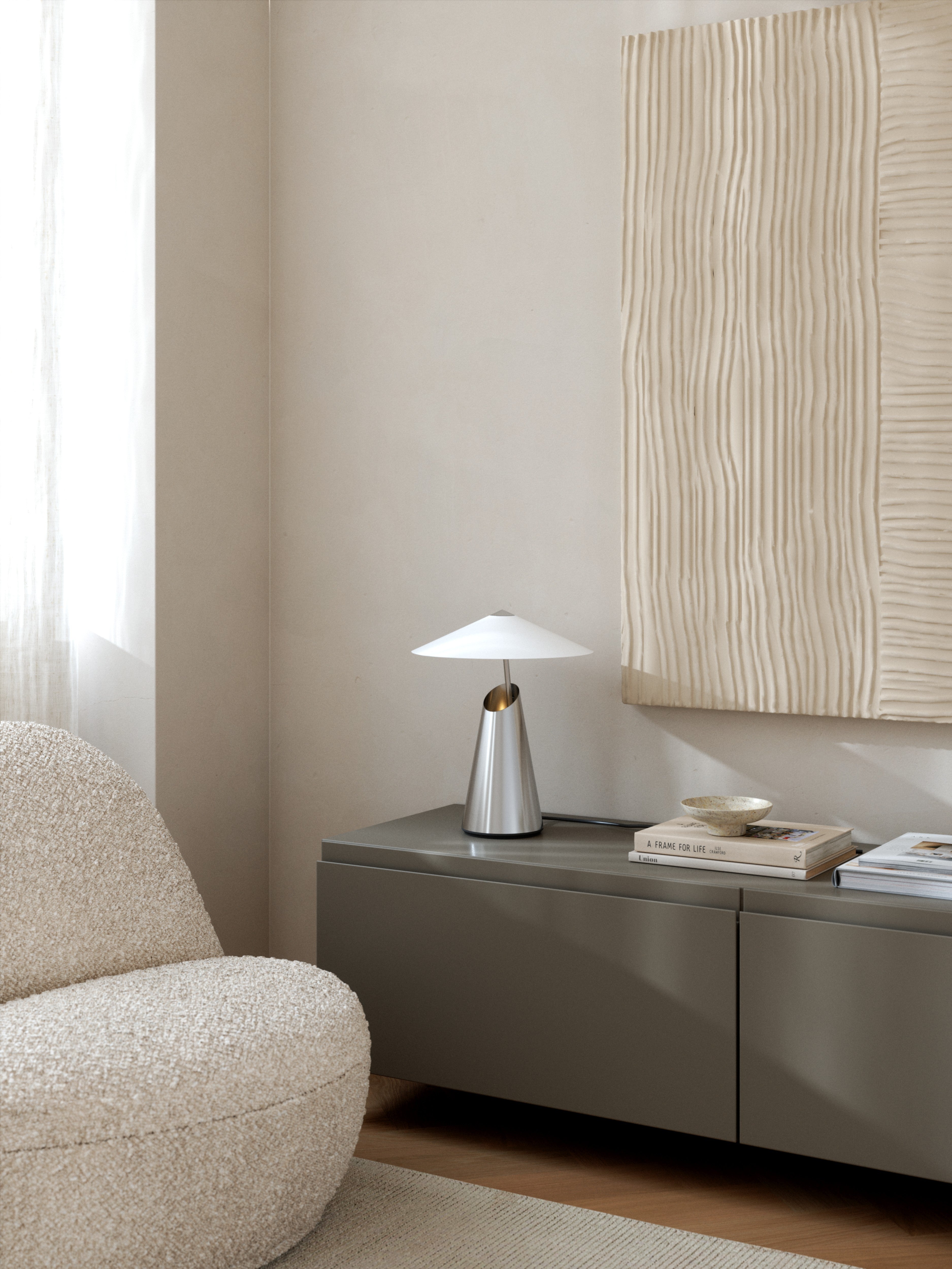 Taido E27 krom bordlampe