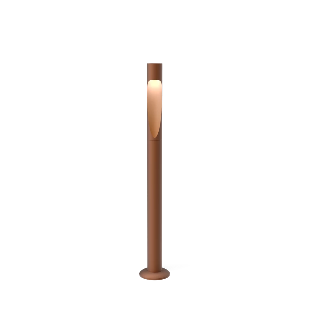 Flindt Garden corten pullert lang m. integreret drev