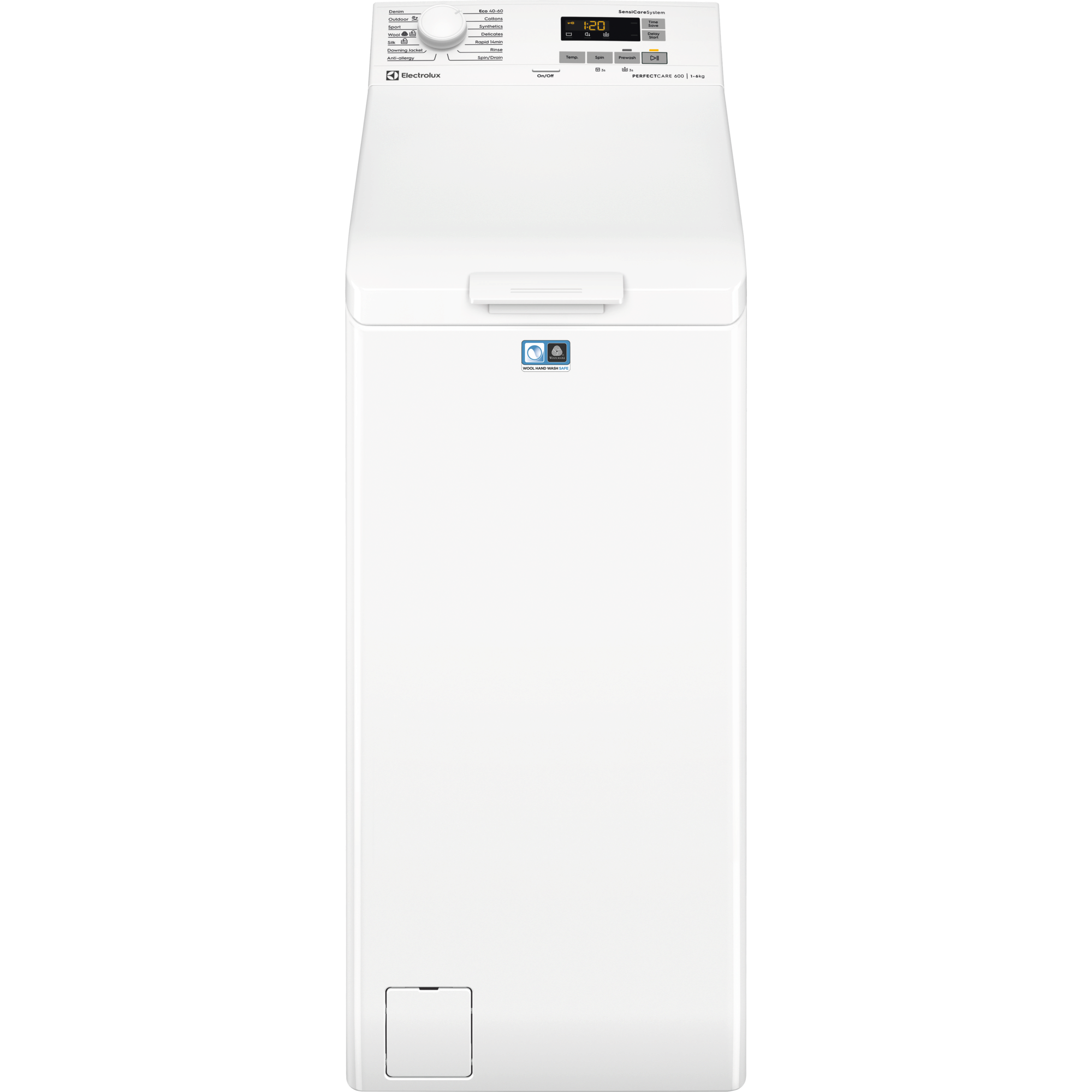 Electrolux EW6T462O4O 600 SensiCare topbetjent vaskemaskine