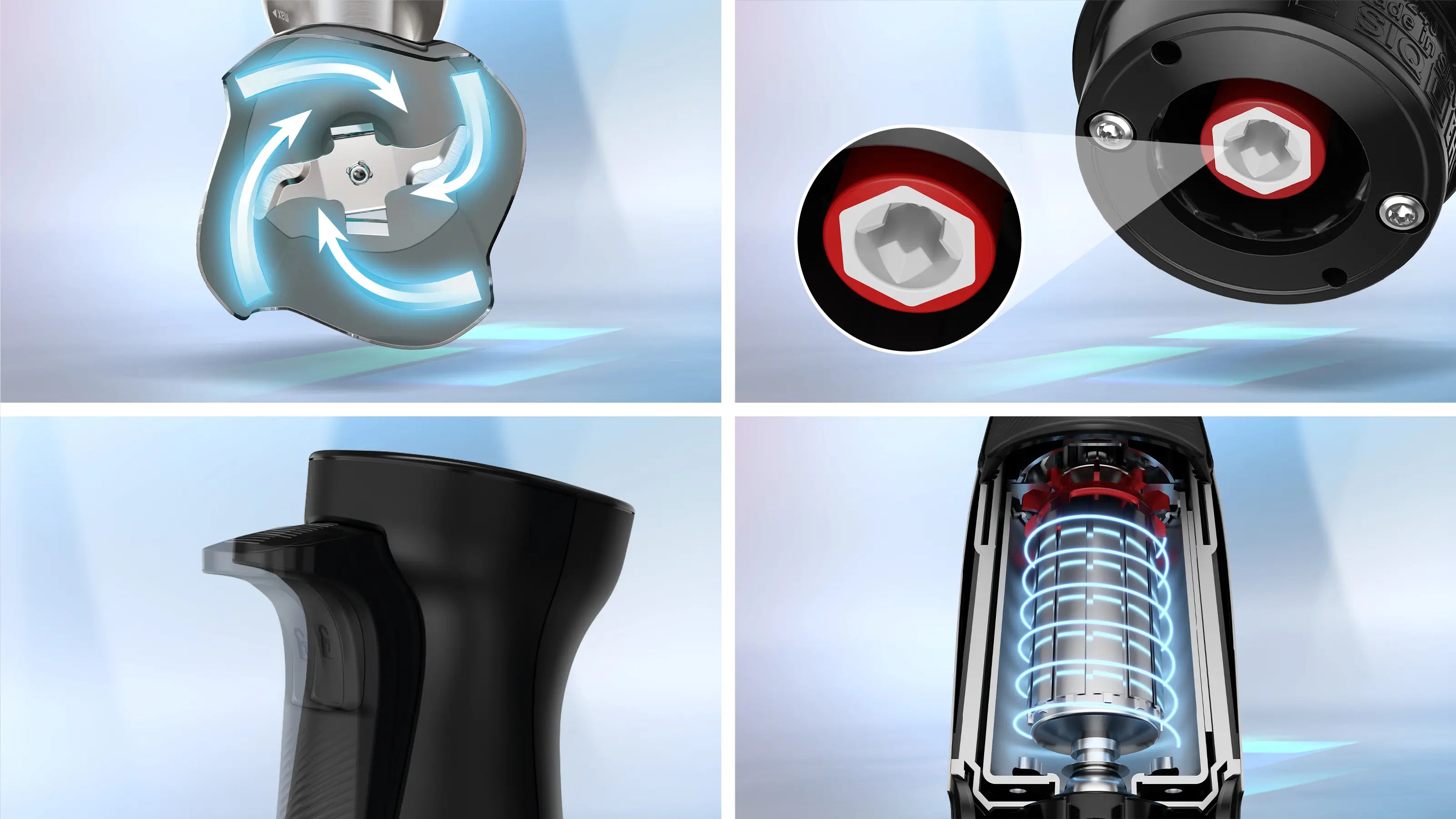 Detaljer på Bosch MSM6M831 stavblender