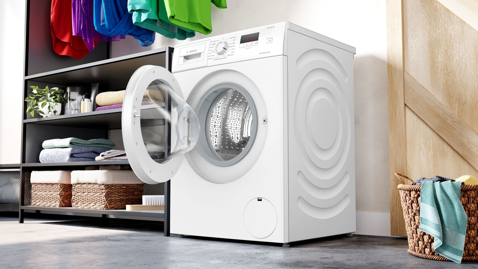 Bosch passer helt stilrent i ethvert bryggers.