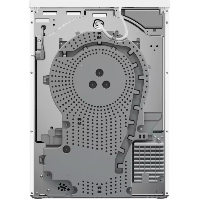 Zoomet helt ind på bagsiden af den unikke Electrolux EDI743R95R tørretumbler med varmepumpe - 9 kg DelicateCare