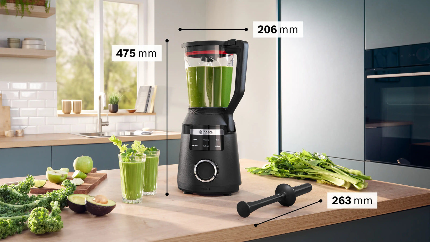 Bosch Serie 6 MMB6654B Vitapower Blender billede 9