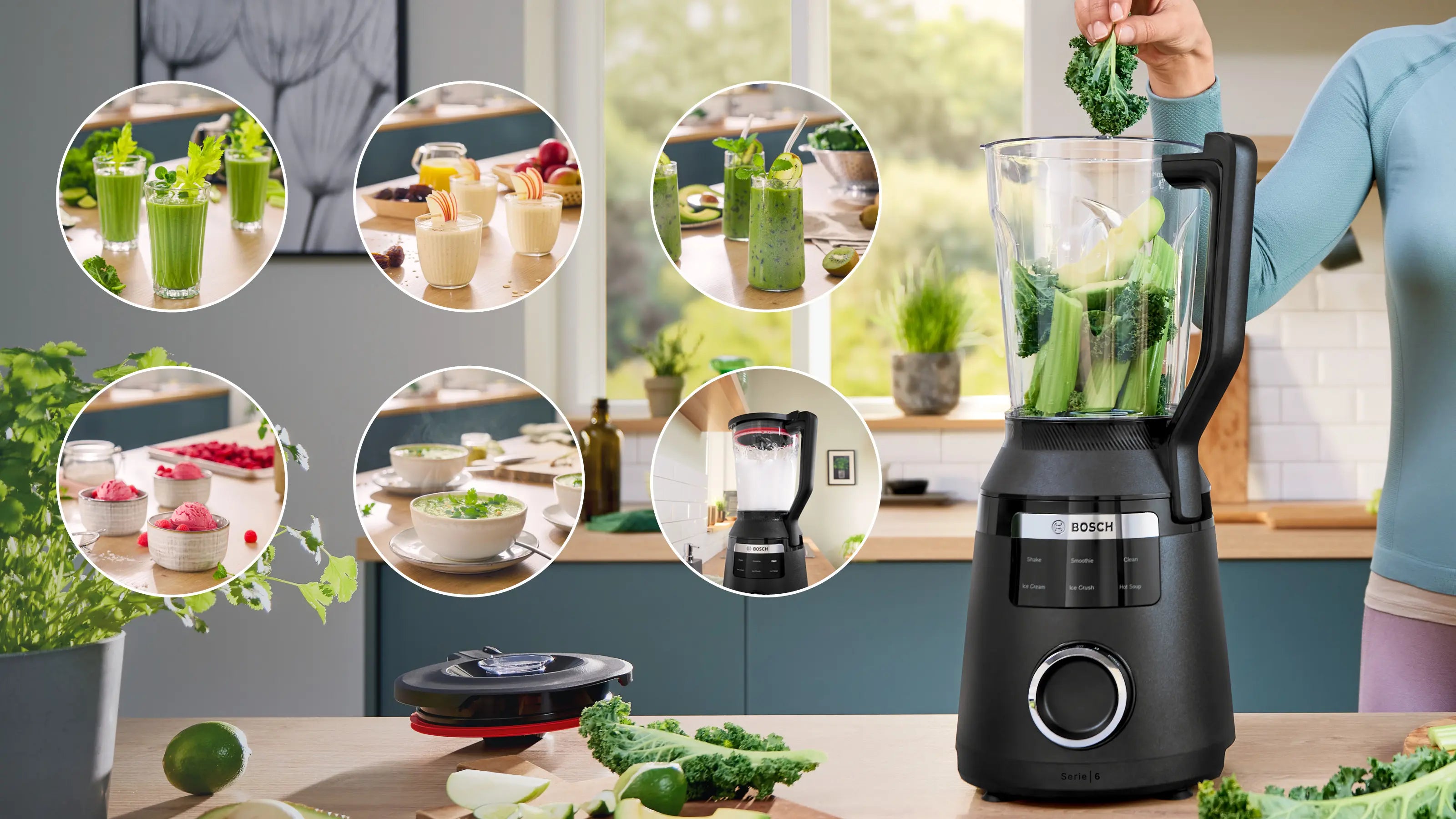 Bosch MMB6654B blender kan formå en række resultater