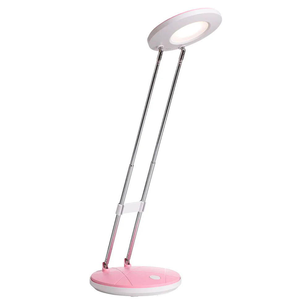 A5 LED Bordlampe Lyserød