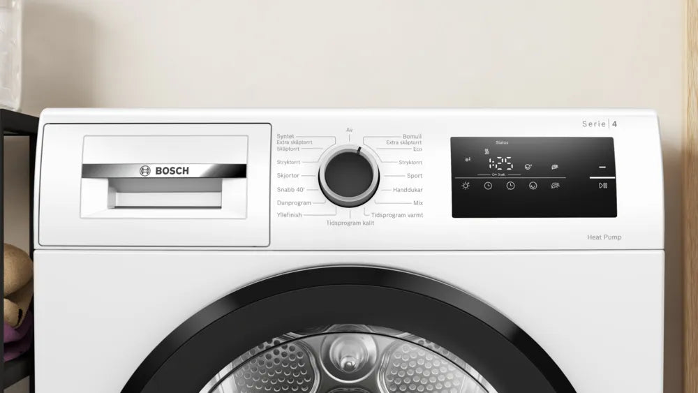 Bosch WTH85V0BSN kontrolpanel