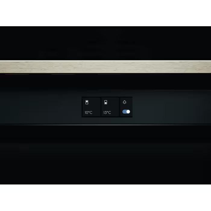 Electrolux EWCD280B6B indbygget vinkøleskab med dens nemme betjening af temperaturen