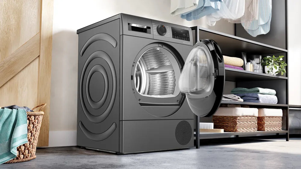 Bosch WQG245DXSN i vaskerummet