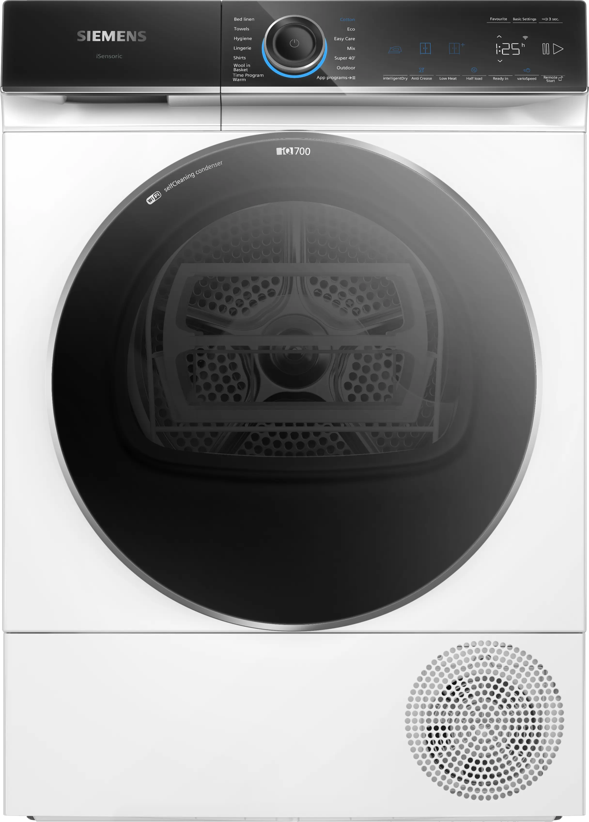 Siemens WQ46B2DPDN tørretumbler med varmepumpe – 9 kg