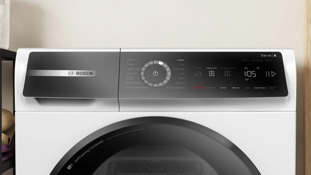 Kontrolpanel på Bosch WQH245B9SN