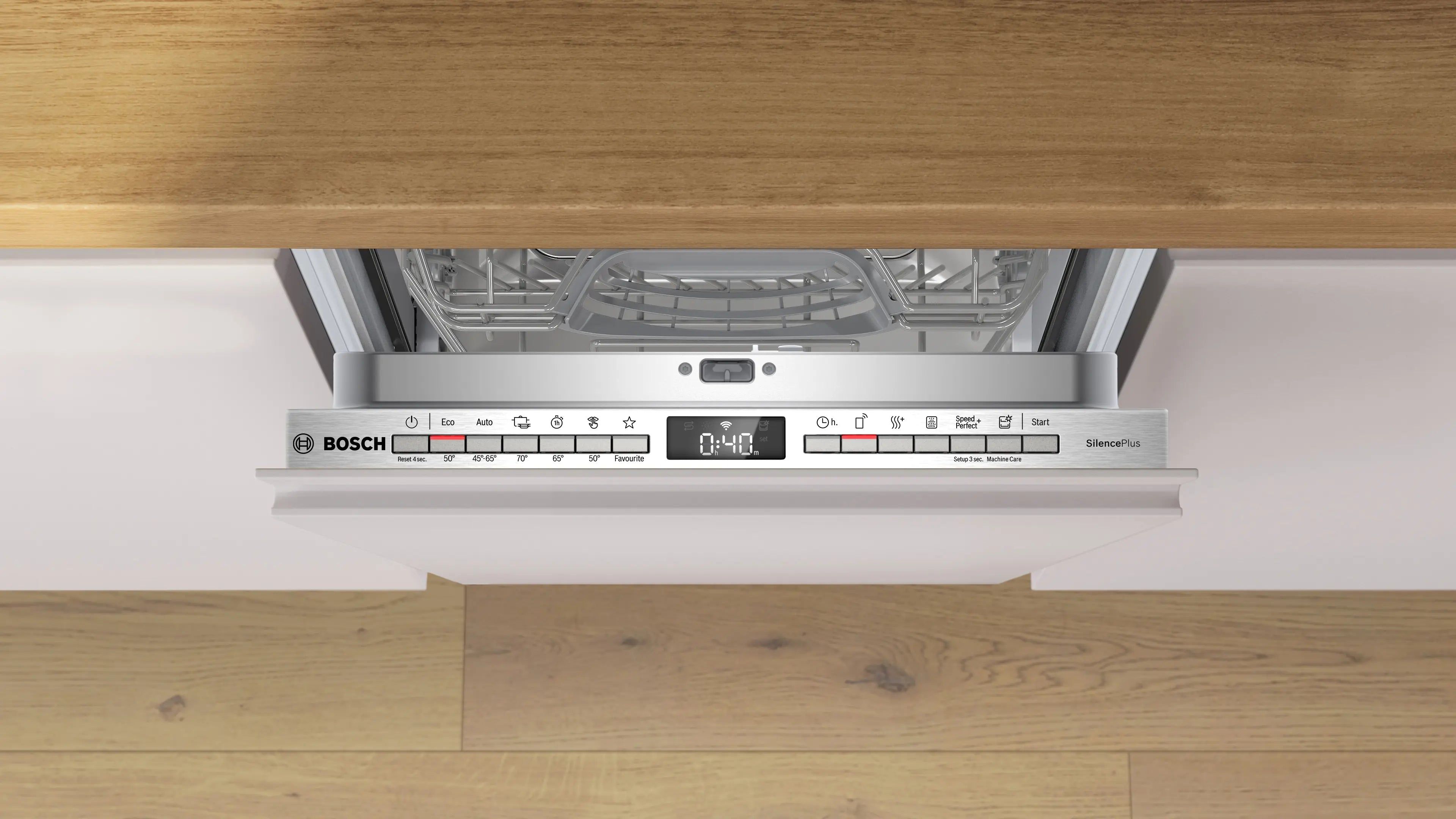 Kontrolpanelet på Bosch SPV4HMX12E
