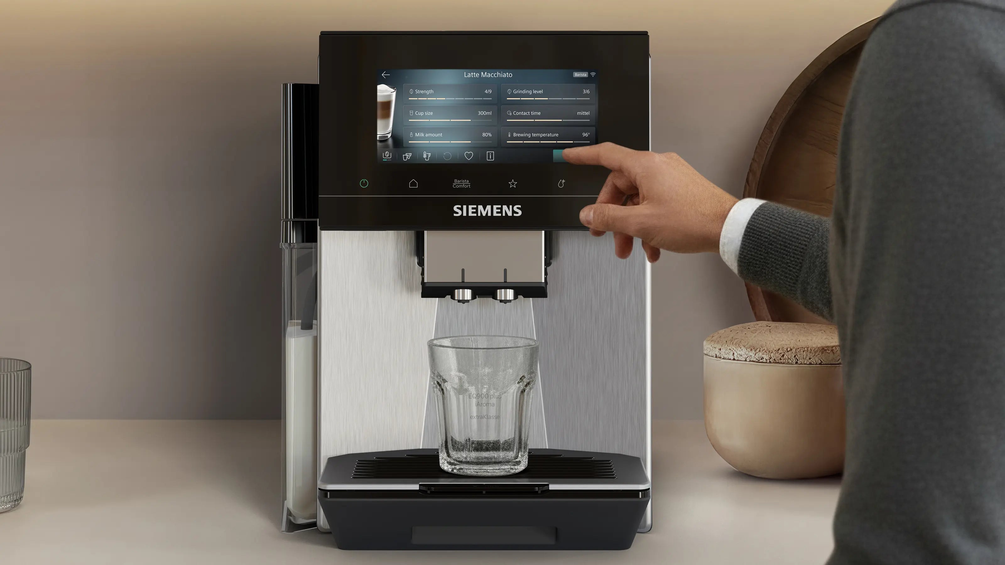 Siemens TQ927FZ3 Espressomaskine med touch display