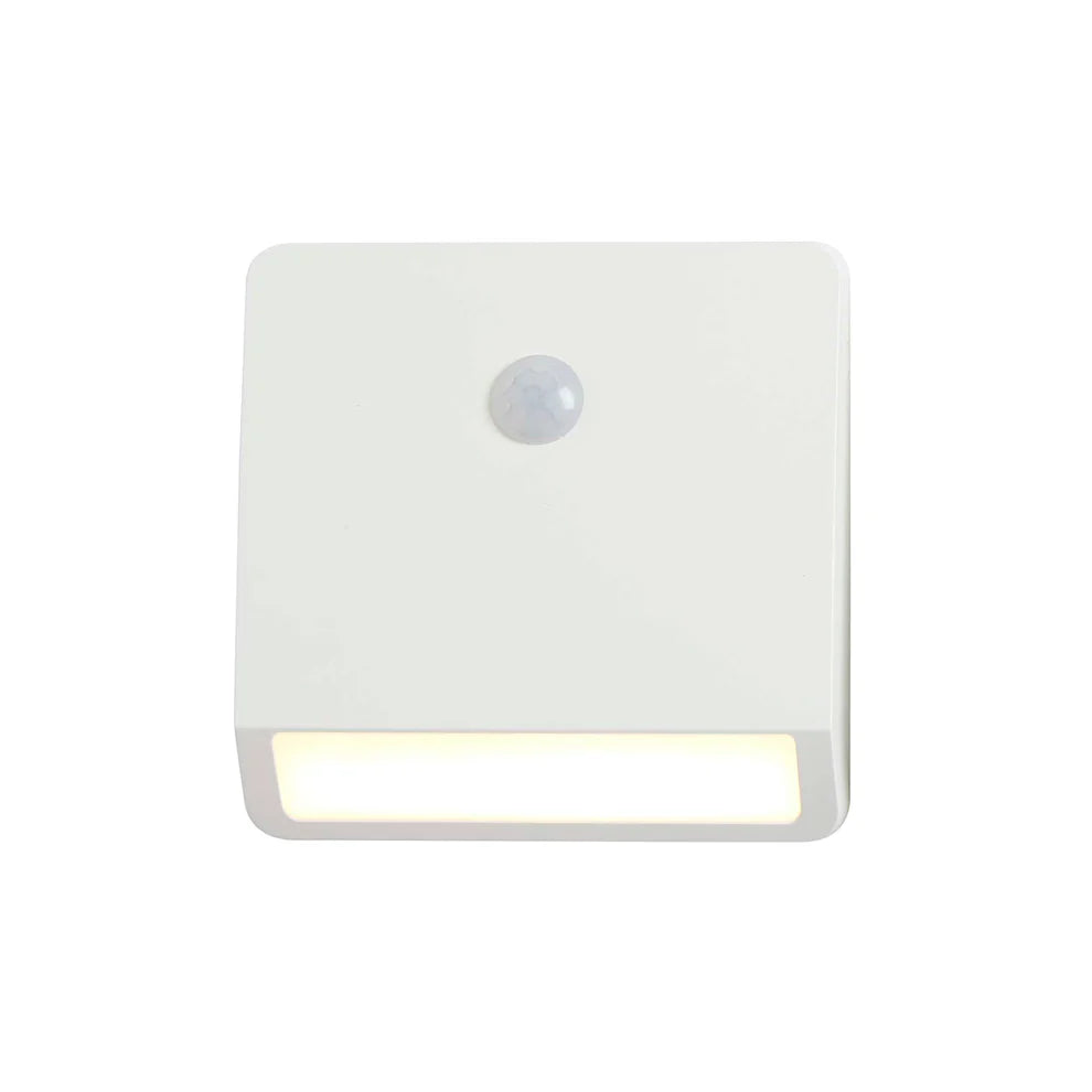 Nighttime LED batterilampe med sensor Hvid