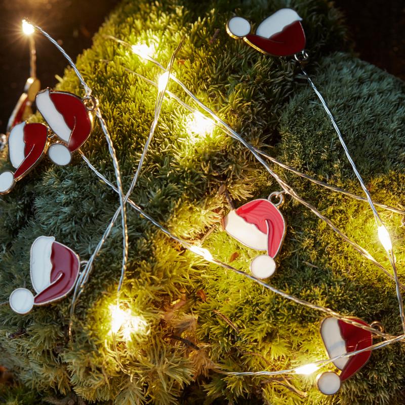 Nille Nissehue 10 LED 90cm Sølv