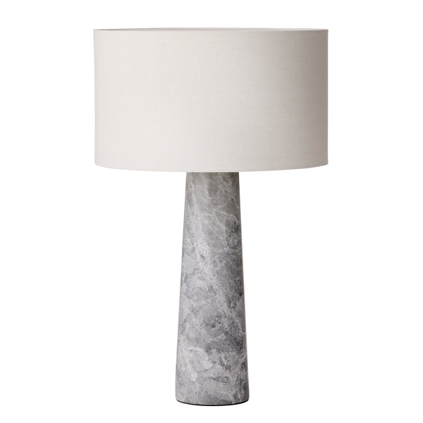 Berta grå marmor bordlampe