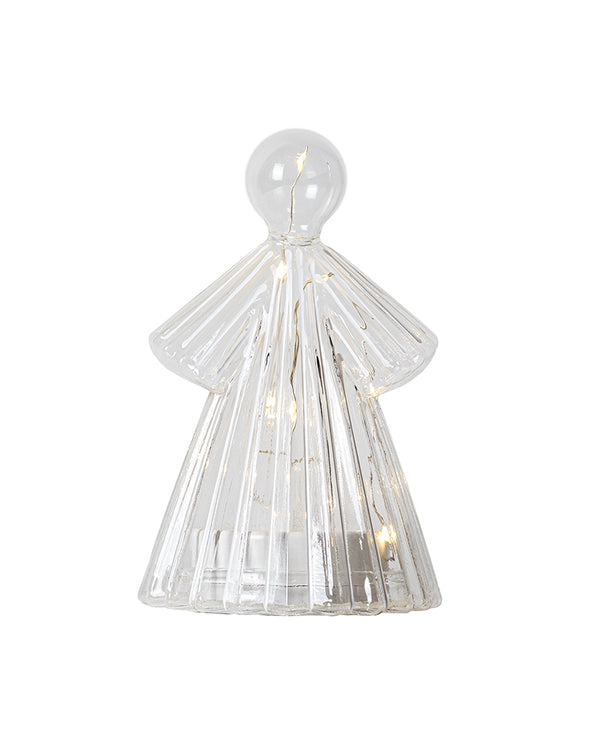 Alberte Engel Klar H14 cm 10LED