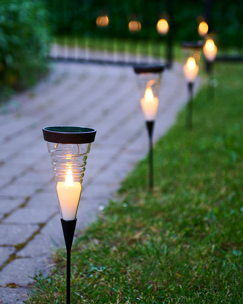 Aston Solar Fakkel, Ø9,6xH45cm, Sort/Brun - Sirius Home