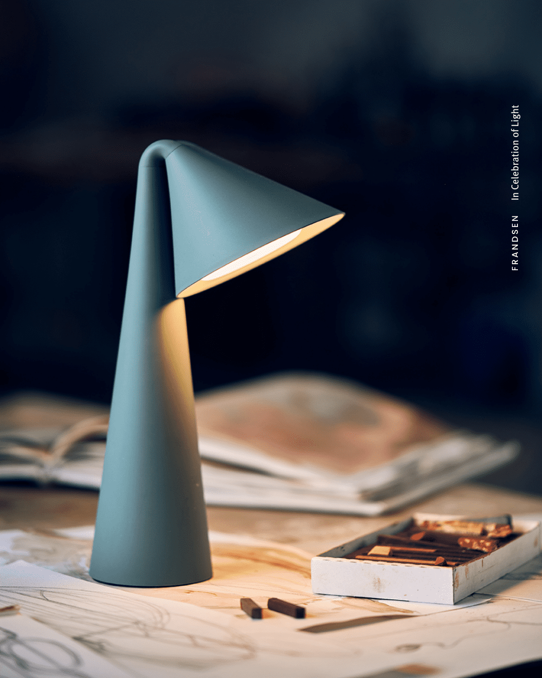Ami Portable Lamp i Sage Green