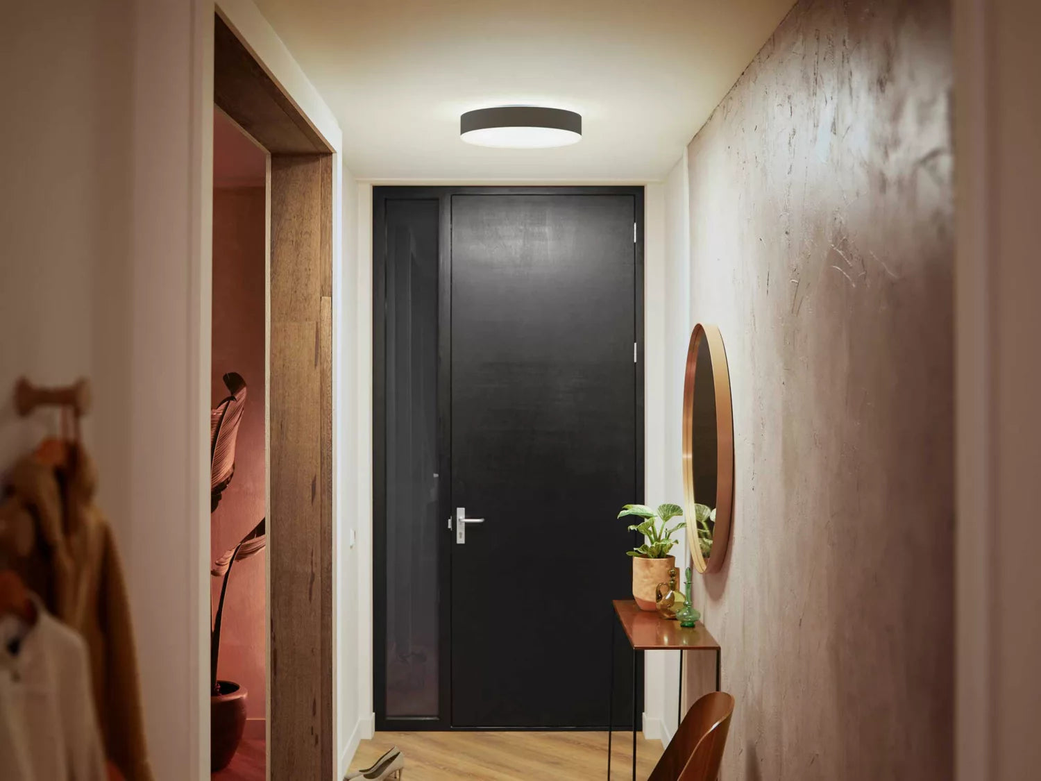 Philips Hue Enrave sort plafond LED 19.2W Ø38CM