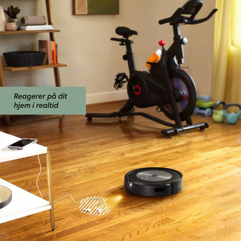 iRobot Roomba j7558+ grå robotstøvsuger reagerer på dit hjem i realtid