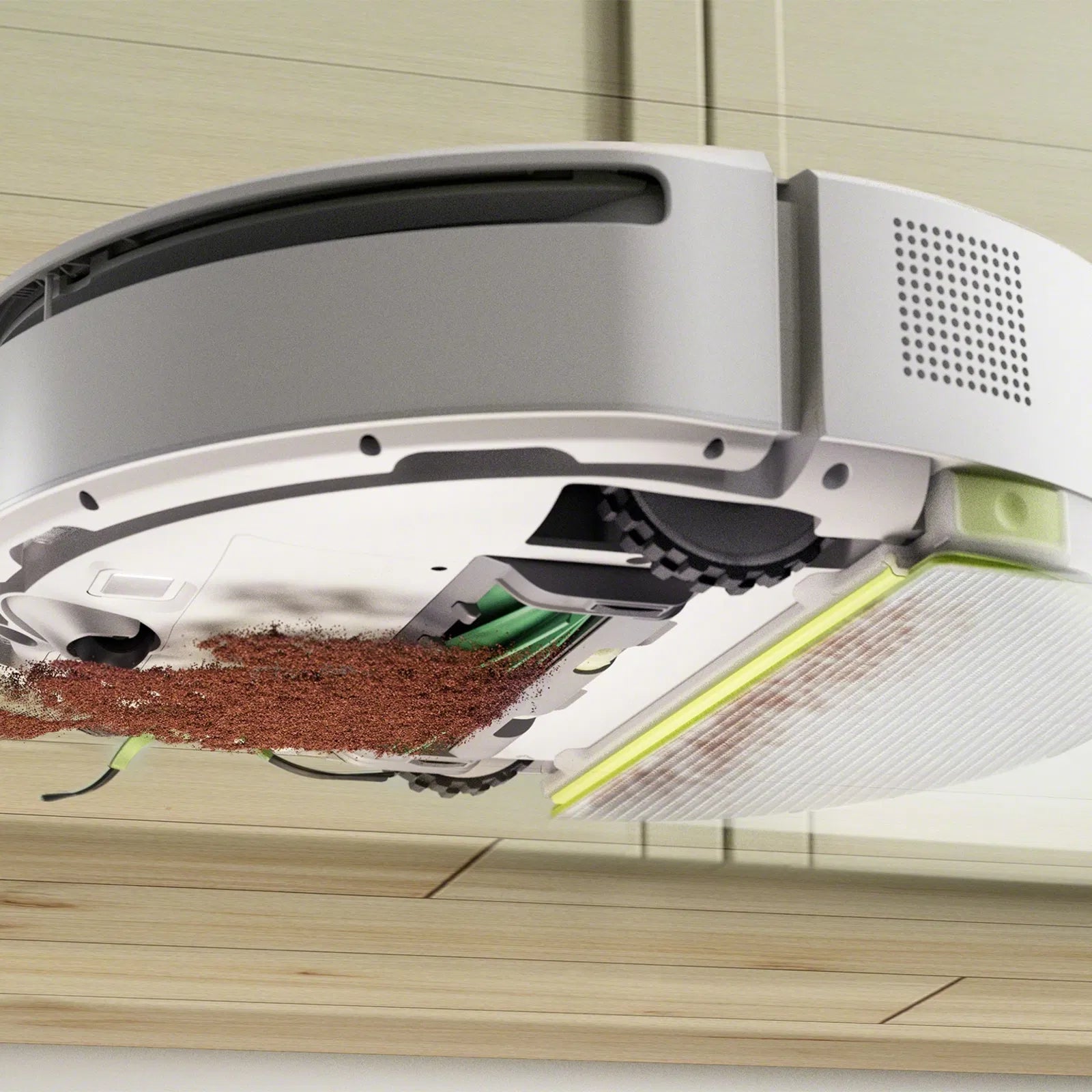 iRobot Roomba Combo 205 AutoCompact Robotic Vacuum Cleaner hvid robotstøvsuger repræsentation