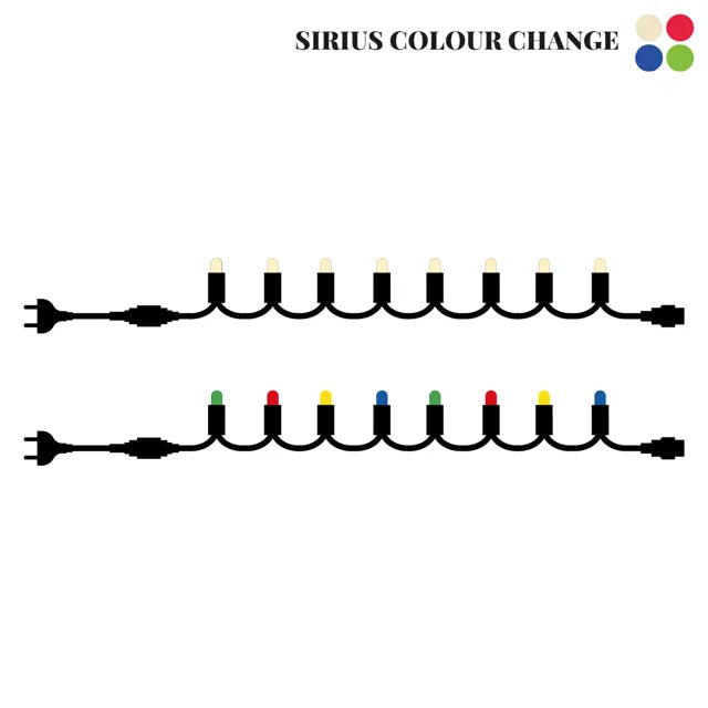 Tech-Line Startsæt 45 LED 4,5 m Colour Change